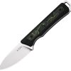 Kizer Whiskey Jack Green Fixed Blade - AEB-L Stainless