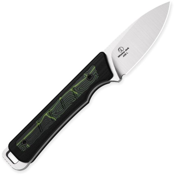 Kizer Whiskey Jack Green Fixed Blade - AEB-L Stainless