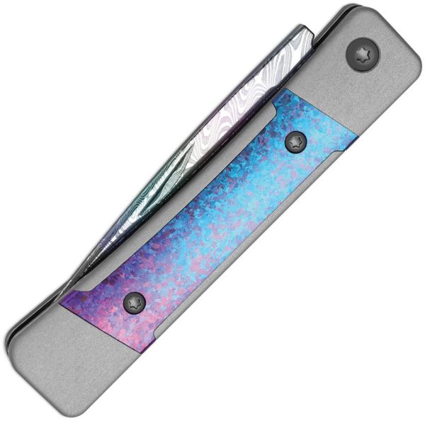 Kizer Little Grand Slip Joint Damascus