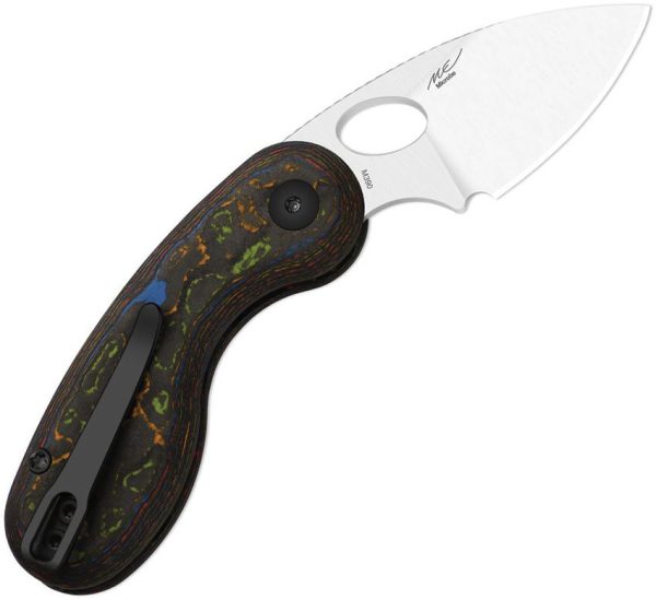Kizer Microbe Button Linerlock 80s Camo