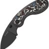 Kizer Microbe Button Linerlock Carbon Fiber