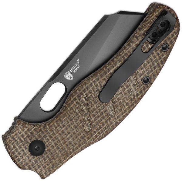 Kizer C01C 2.9 Button Linerlock Micarta