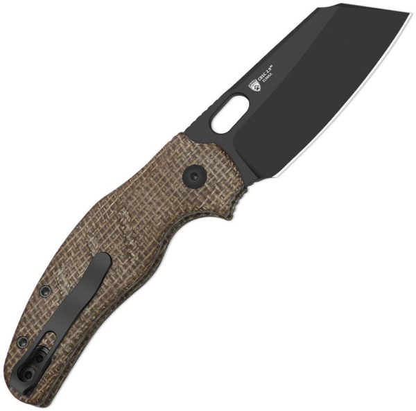 Kizer C01C 2.9 Button Linerlock Micarta