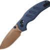 Kizer C01C 2.9 Clutch Lock - Blue Aluminum Elmax