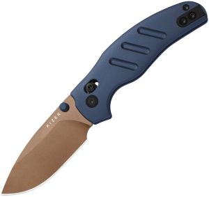 Kizer C01C 2.9 Clutch Lock - Blue Aluminum Elmax