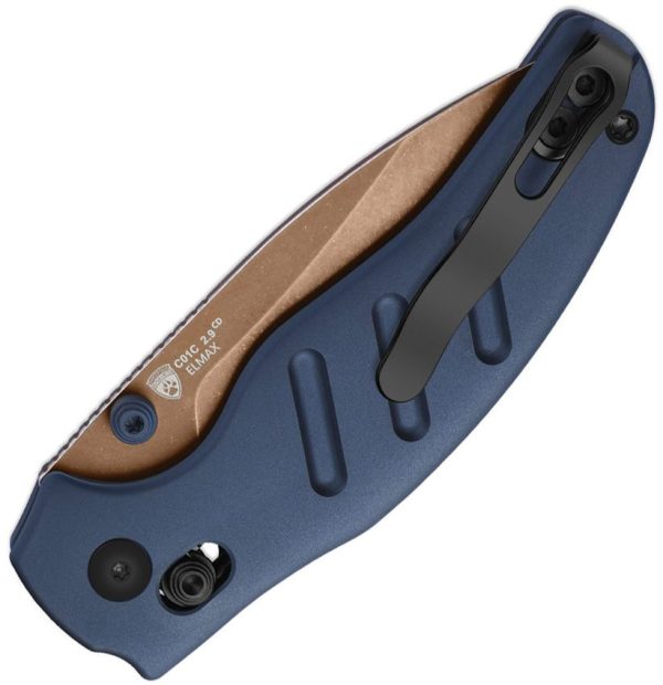 Kizer C01C 2.9 Clutch Lock - Blue Aluminum Elmax