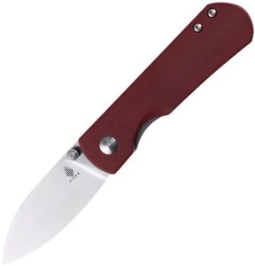 Kizer Yorkie Linerlock - Red Micarta Handle
