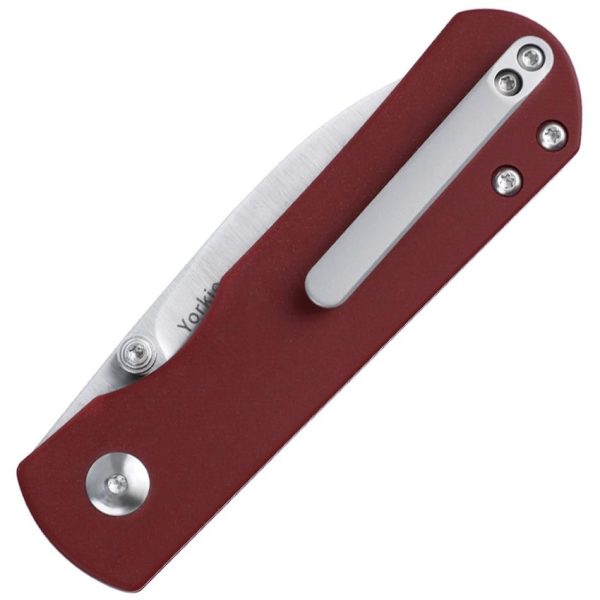 Yorkie Linerlock Red Micarta