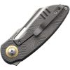 Kizer October Framelock - Gray Titanium CPM-20CV