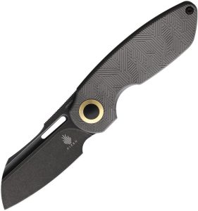 Kizer October Framelock CPM-20CV Titanium - 3 inch