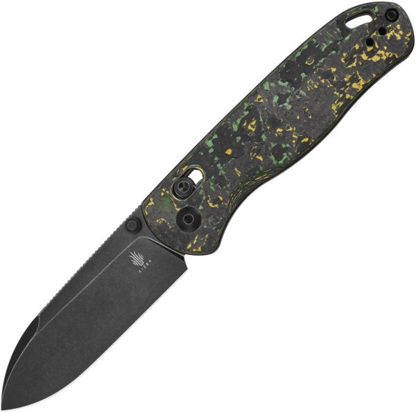 Kizer Drop Bear Clutch Lock CPM-20CV Carbon Fiber