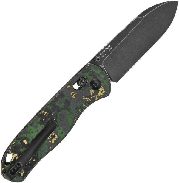 Kizer Drop Bear Clutch Lock CPM-20CV Carbon Fiber