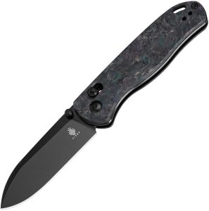 Kizer Drop Bear Clutch Lock S35VN Dark Matter Carbon Fiber