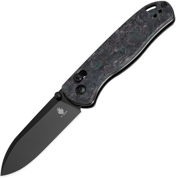Kizer Drop Bear Clutch Lock S35VN Dark Matter Carbon Fiber