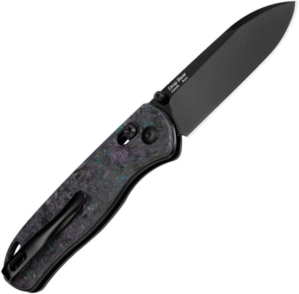 Kizer Drop Bear Clutch Lock S35VN Dark Matter Carbon Fiber