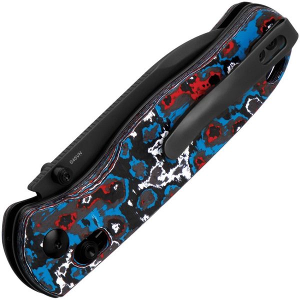 Kizer Drop Bear Clutch Lock S45VN Nebula Carbon Fiber