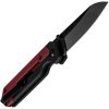 Kizer Hyper Button Lock Blk/Red - S35VN