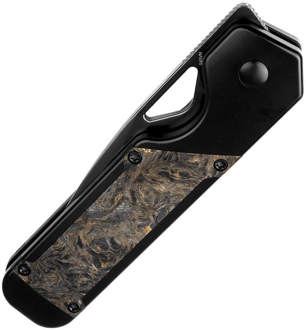Kizer Cutlery Militaw Gold Dark Matter S45VN