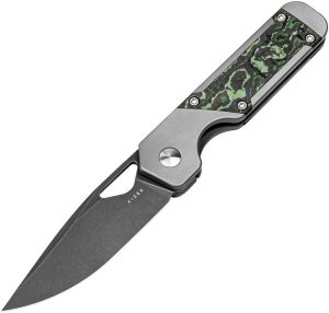 Kizer Mini Militaw Jungle Wear Carbon Framelock