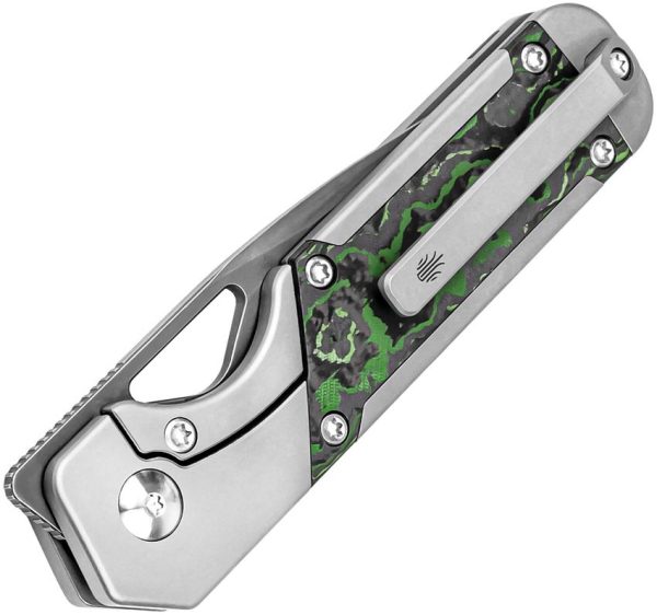 Kizer Mini Militaw Jungle Wear Carbon Framelock