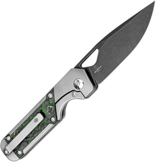 Kizer Mini Militaw Jungle Wear Carbon Framelock