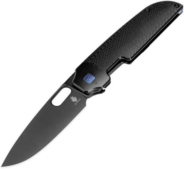 Kizer Varatas Framelock Black S35VN Titanium