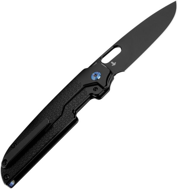 Kizer Varatas Framelock Black S35VN Titanium