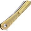 Kizer Mercury Linerlock Gold Anodized S35VN