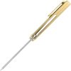 Kizer Mercury Linerlock Gold Anodized S35VN