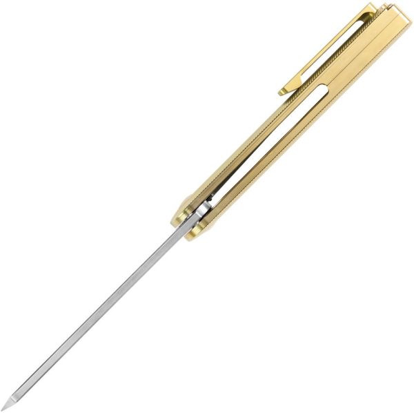 Kizer Mercury Linerlock Gold Anodized S35VN