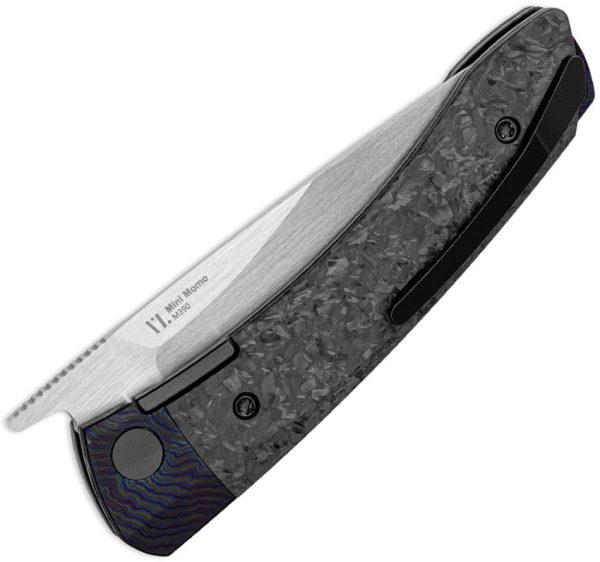 Kizer Mini MoMo Linerlock M390 CF/Timascus