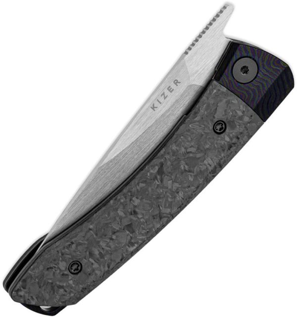 Kizer Mini MoMo Linerlock M390 CF/Timascus