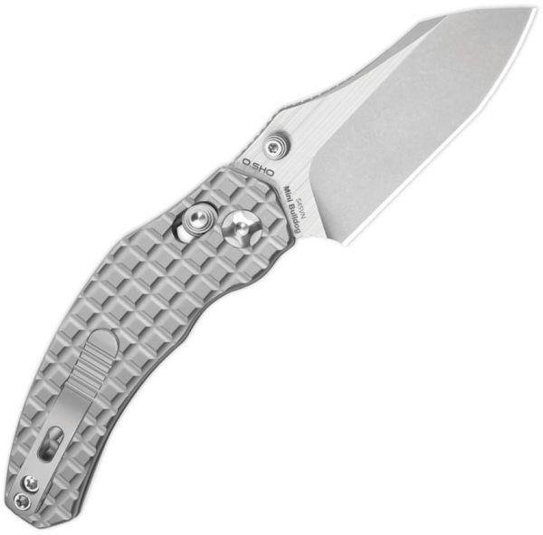 Kizer Mini Bulldog Clutch Lock S45VN Gray
