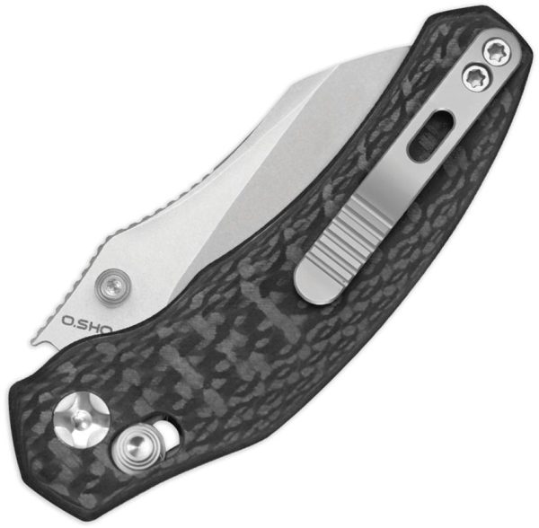 Kizer Mini Bulldog Clutch Lock S45VN Carbon Fiber