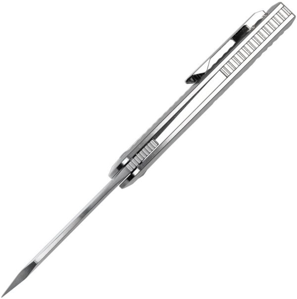 Kizer Cutlery Dawn Framelock Silver Titanium CPM S35VN