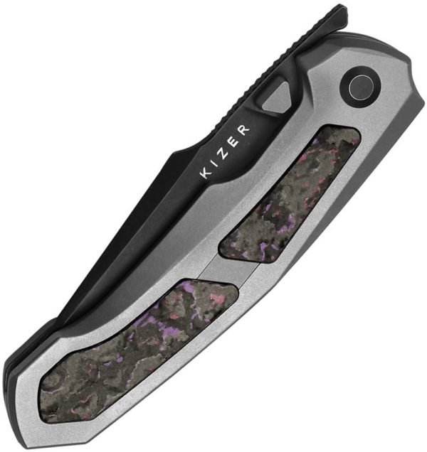 Kizer Cutlery Feweed Framelock Purple Haze CPM S35VN