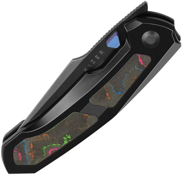 Kizer Cutlery Feweed Framelock 80s Camo S45VN