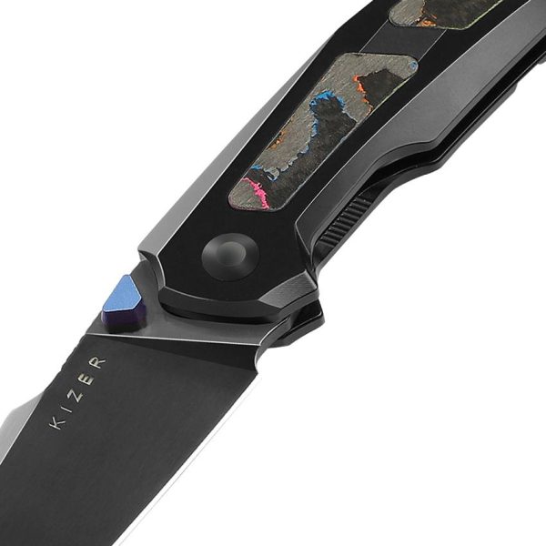 Kizer Cutlery Feweed Framelock 80s Camo S45VN