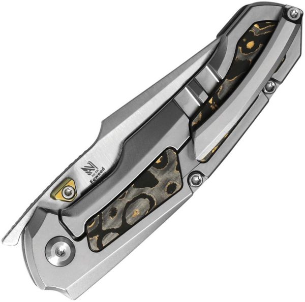 Kizer Cutlery Feweed Framelock Gold Camo Z-Wear