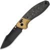 Kizer Cutlery Staffi Clutch Lock CF Gold Titanium S45VN