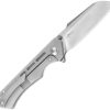 Kizer Crest Framelock Gray Ti - S35VN Sheepsfoot