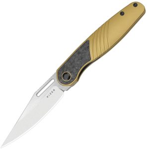 Kizer Raze Framelock Gold CF - S45VN