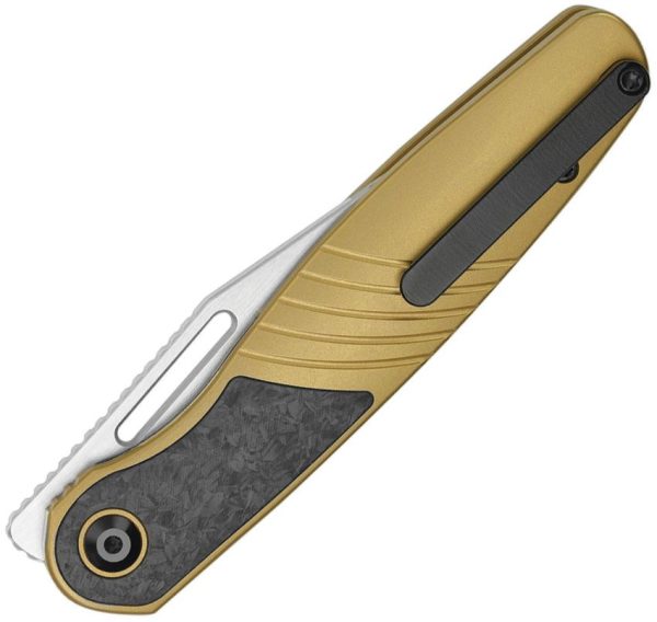 Kizer Raze Framelock Gold CF - S45VN