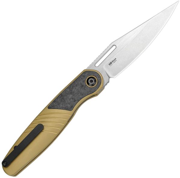 Kizer Raze Framelock Gold CF - S45VN