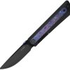 Kizer Cutlery Quoll Framelock Black DLC Timascus