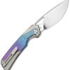 Kizer Cutlery Topsail Framelock Blue Crystal Titanium