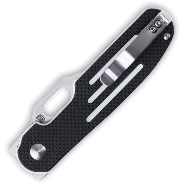 Kizer Cutlery Cormorant Button Lock - Black G10