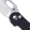 Kizer Cutlery Cormorant Button Lock - Black G10