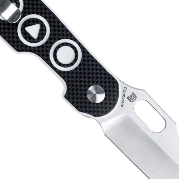 Kizer Cutlery Cormorant Button Lock - Symbols G10