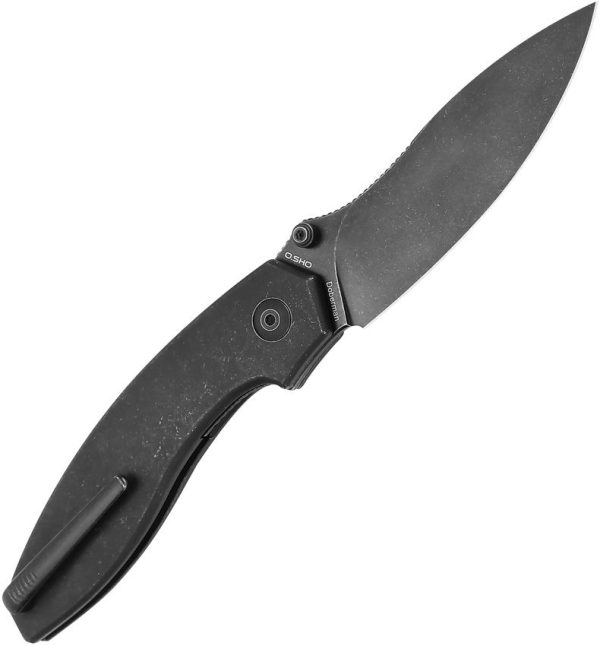 Kizer Cutlery Doberman Linerlock Black Stonewash